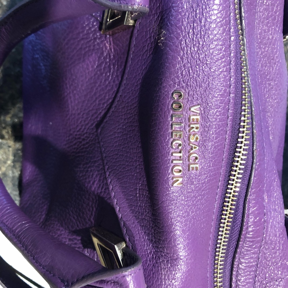 COPY - Versace  purple satchel bag